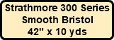 Strathmore 300 Series Smooth Bristol 42" x 10 yds